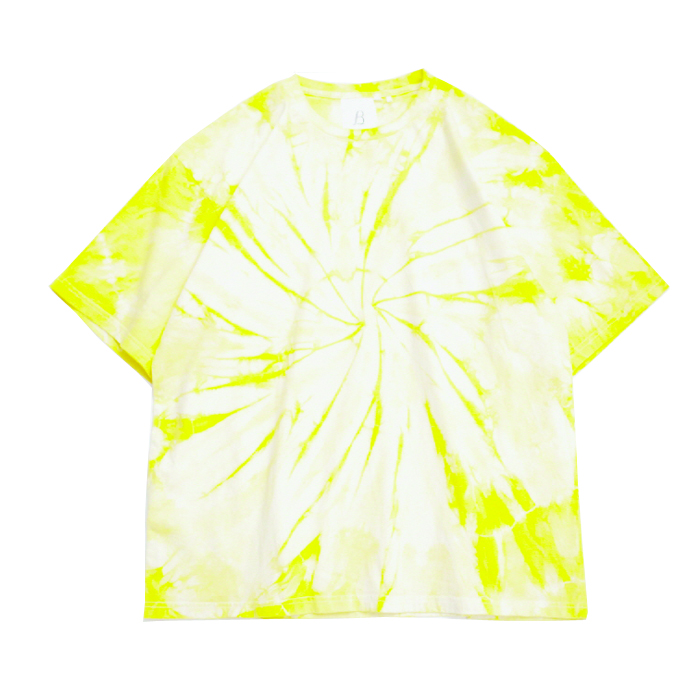 브라운야드 Hand Tie-dye T-shirt_Yellow