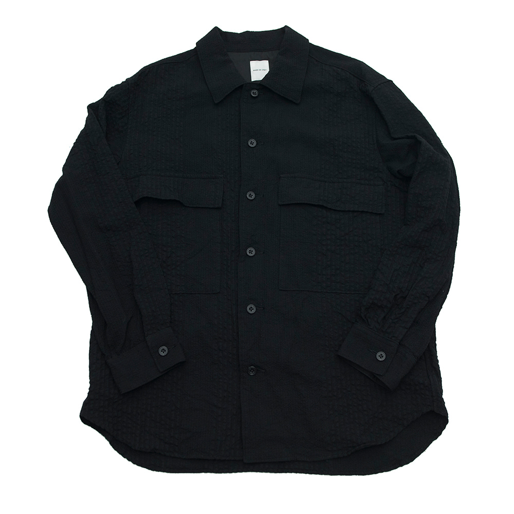 SAGE DE CRET Military shirts (Black)