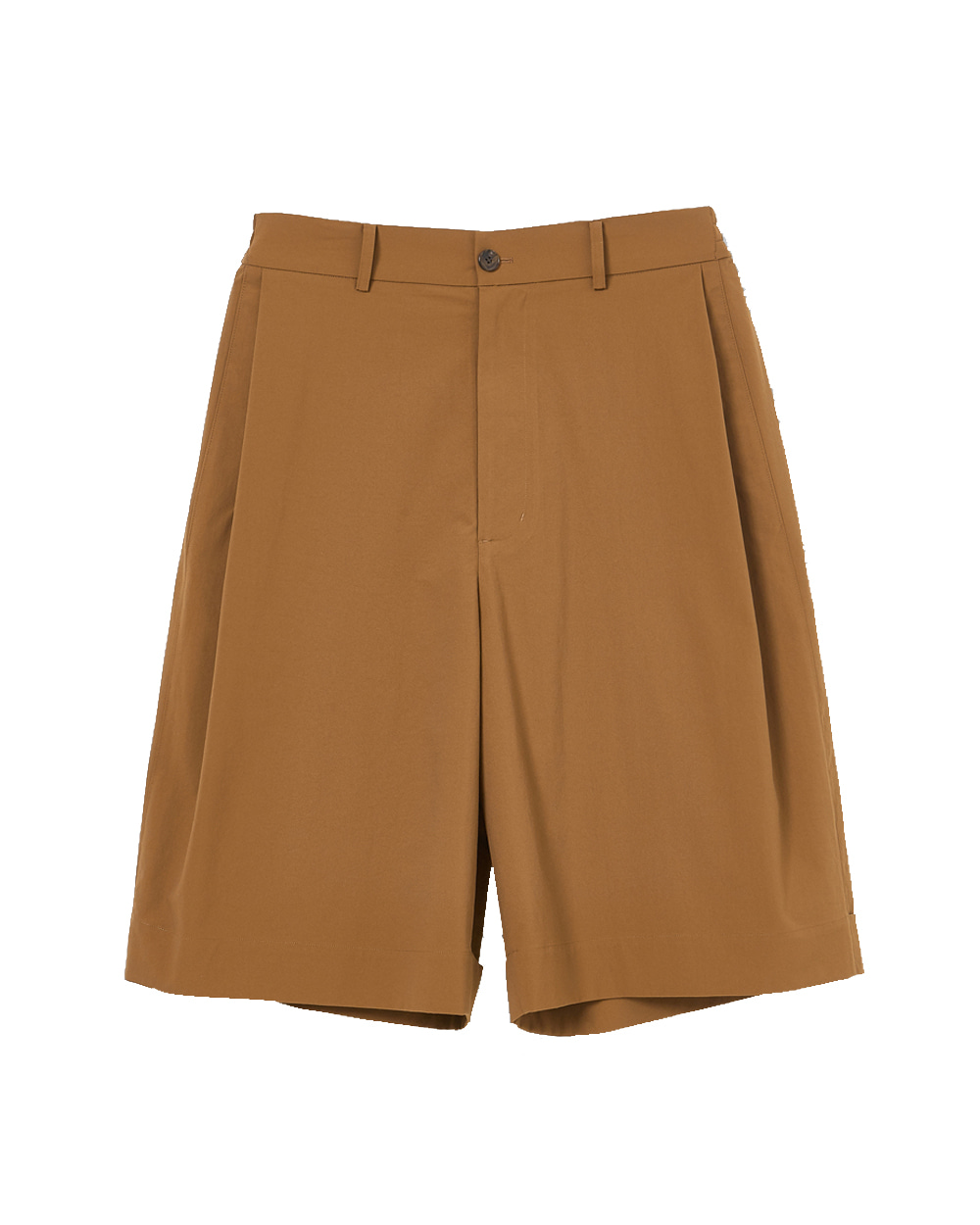 유스 Wide Half Pants (Brown)