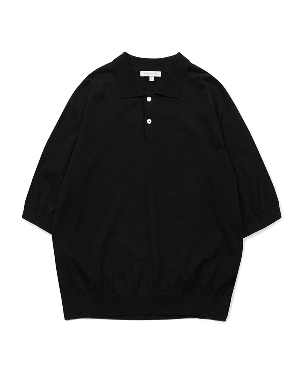 브라운야드 Knit polo shirts (Black)