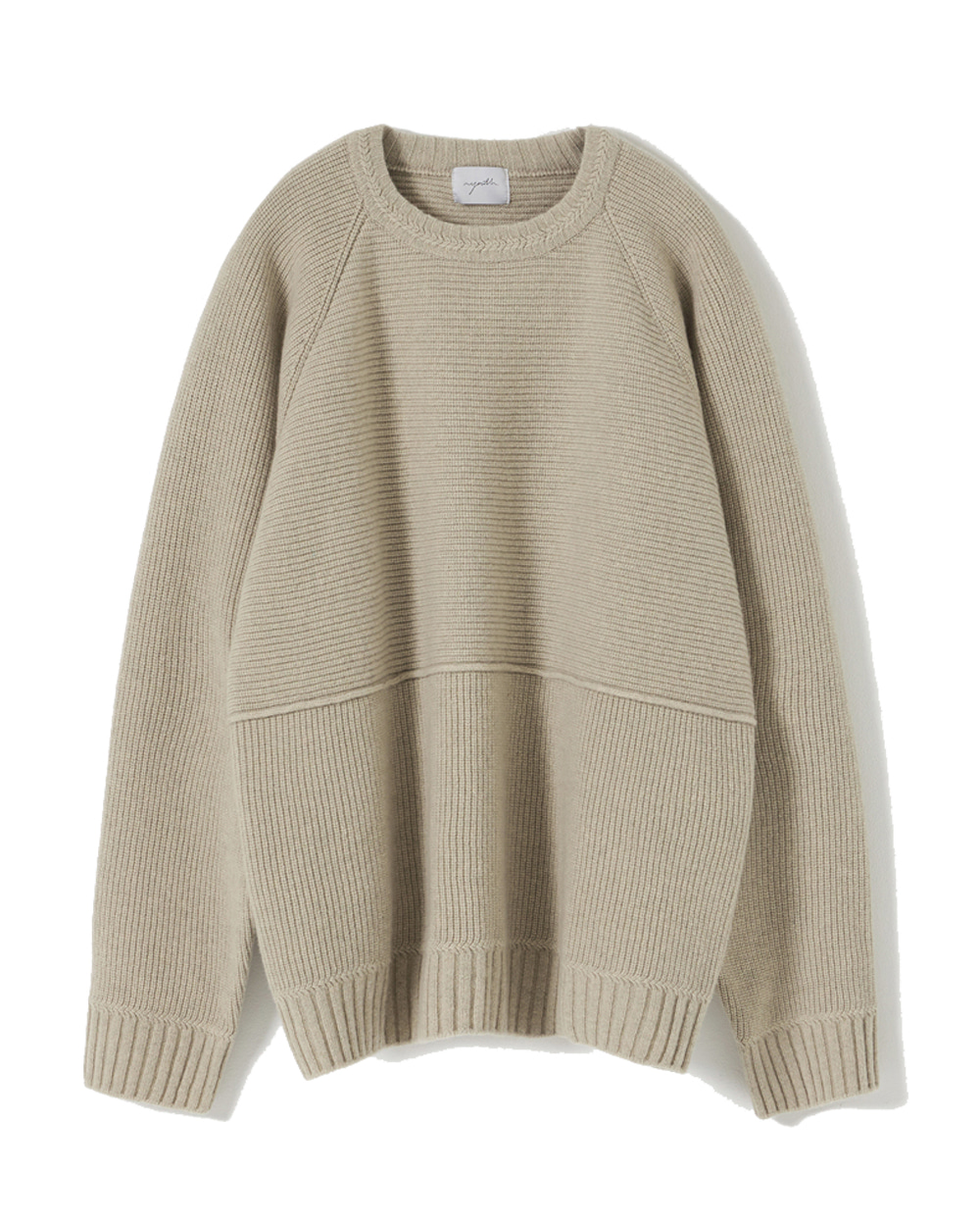 유스 Structured Sweater (Beige)