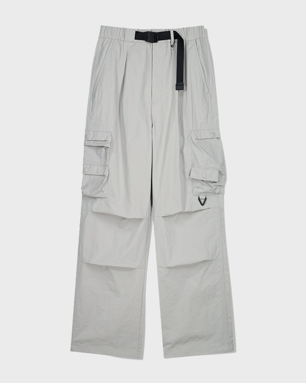 Belted Cargo Pants (Light Grey)