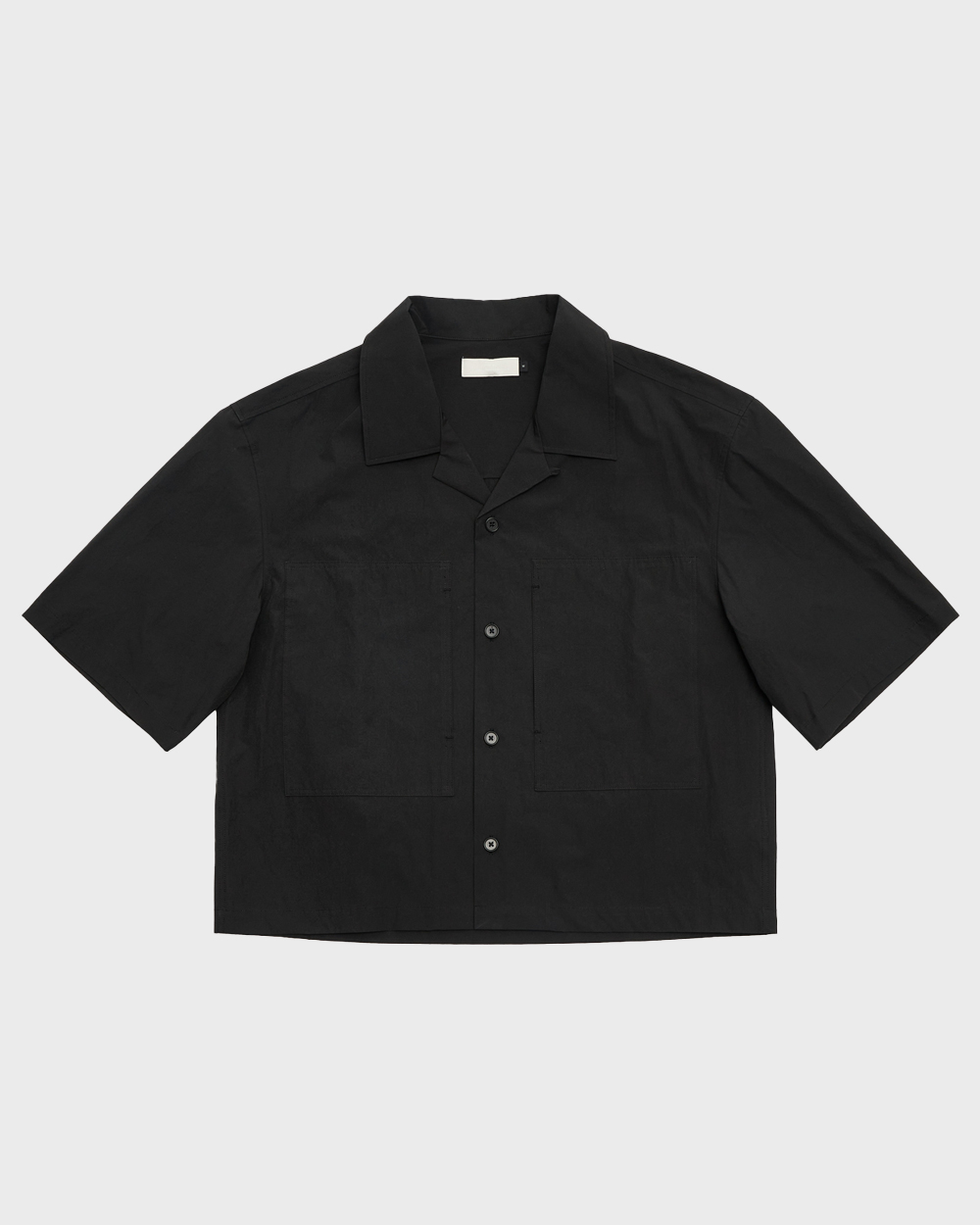 Pocket Half Shirts (Black)