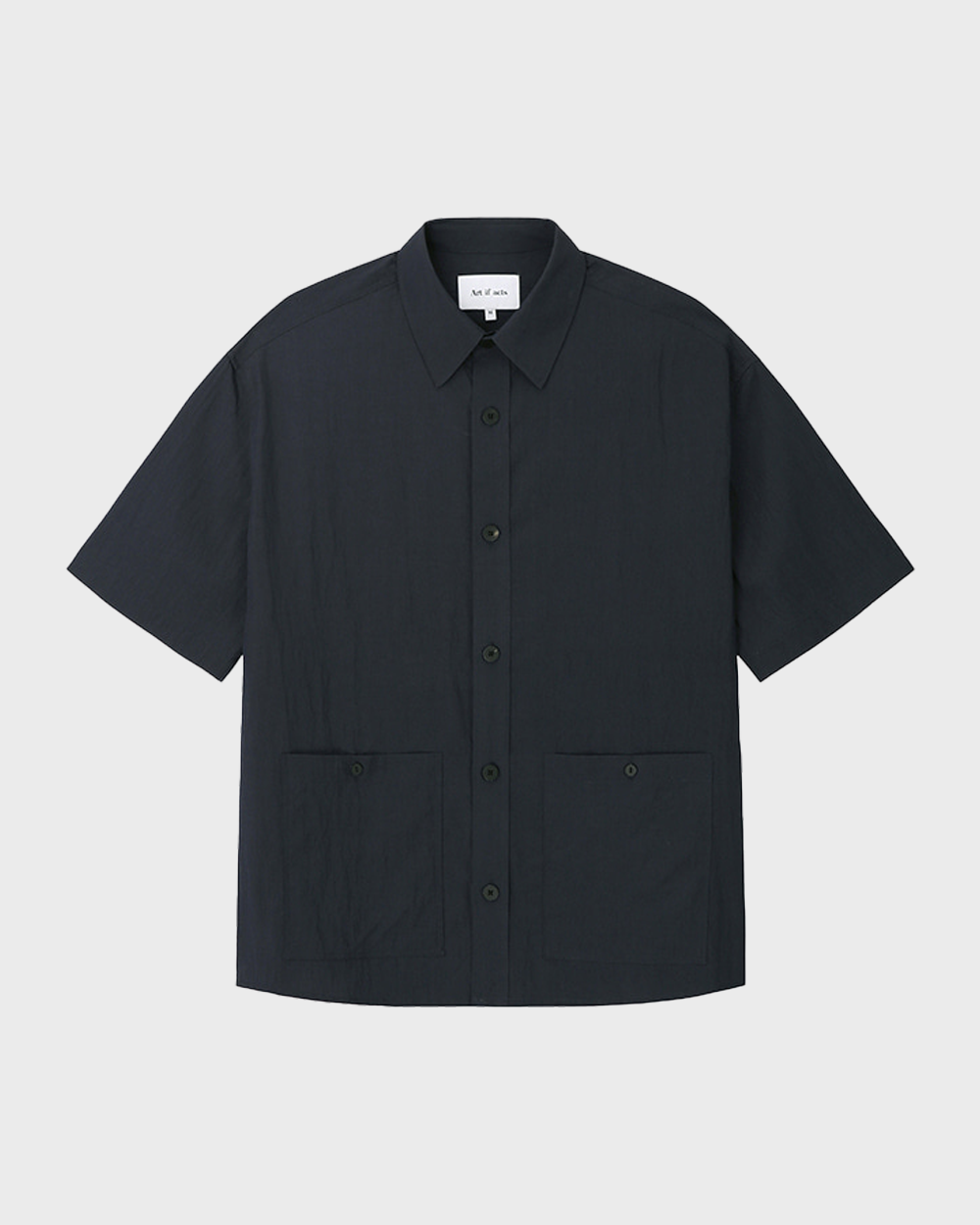 Two Pocket Half Shirt (Dark Navy)