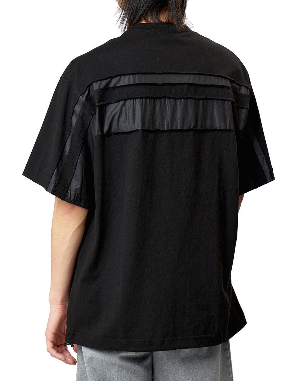 언어펙티드 Stripe t-shirt (Black)