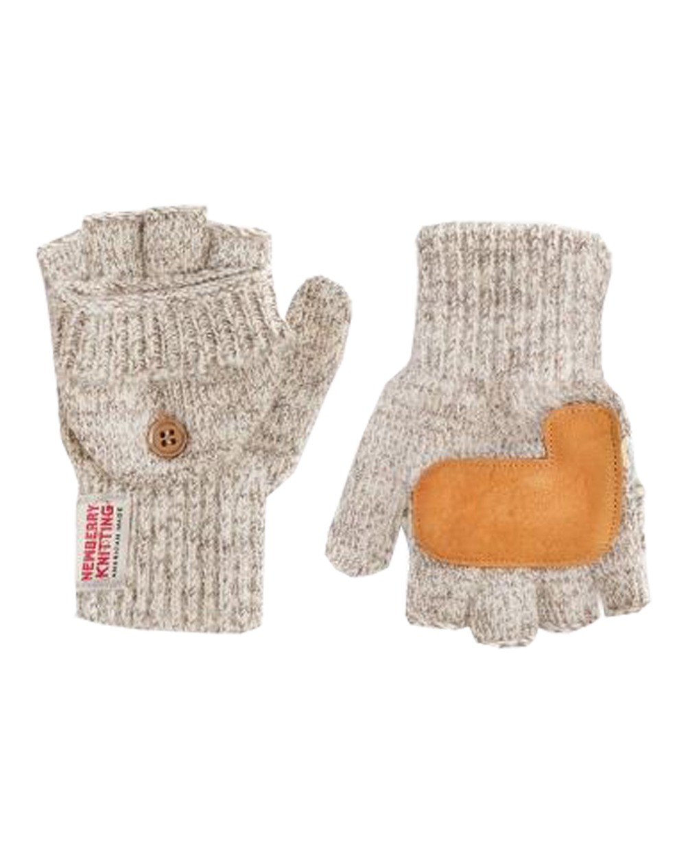 뉴베리니팅 Deer Leather Glomit Gloves (Oatmeal)