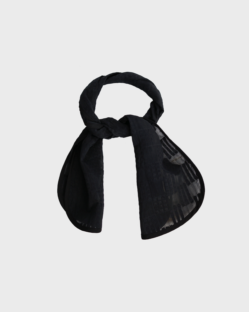 마티스더큐레이터 Wafer scarf (Black)