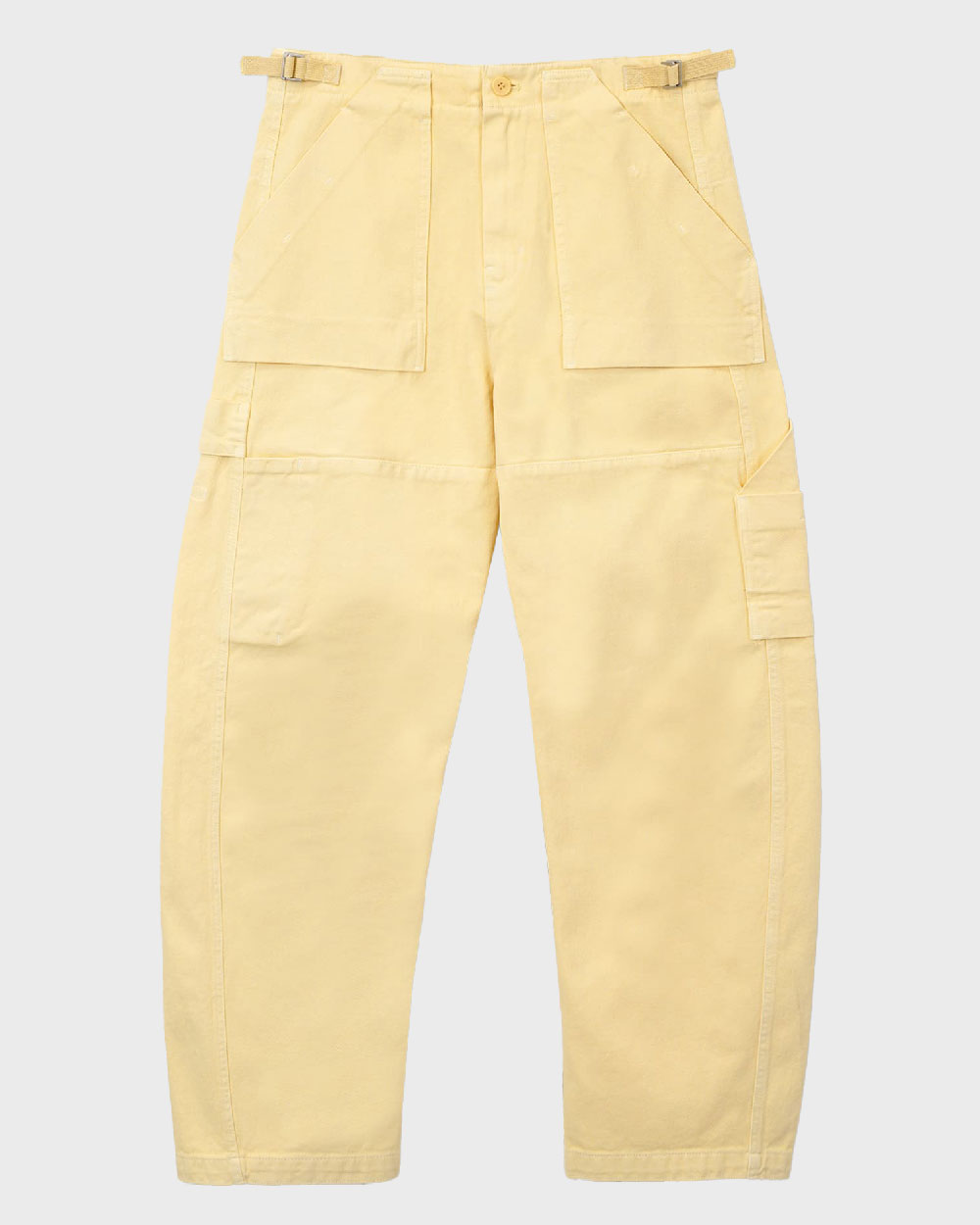 Garment Dyed Work Pants (Light Yellow)