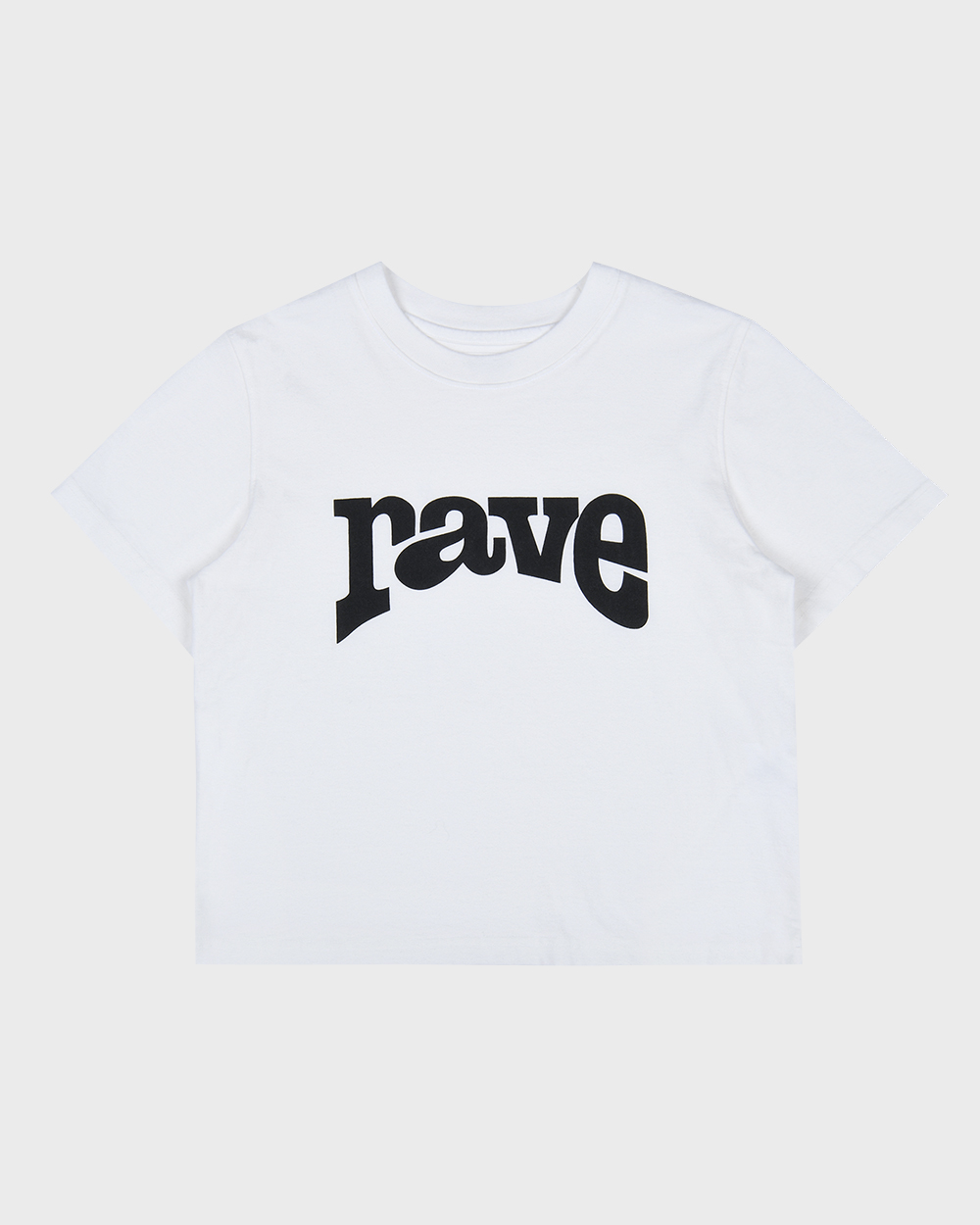 aeae RAVE Crop T-Shirts (White)