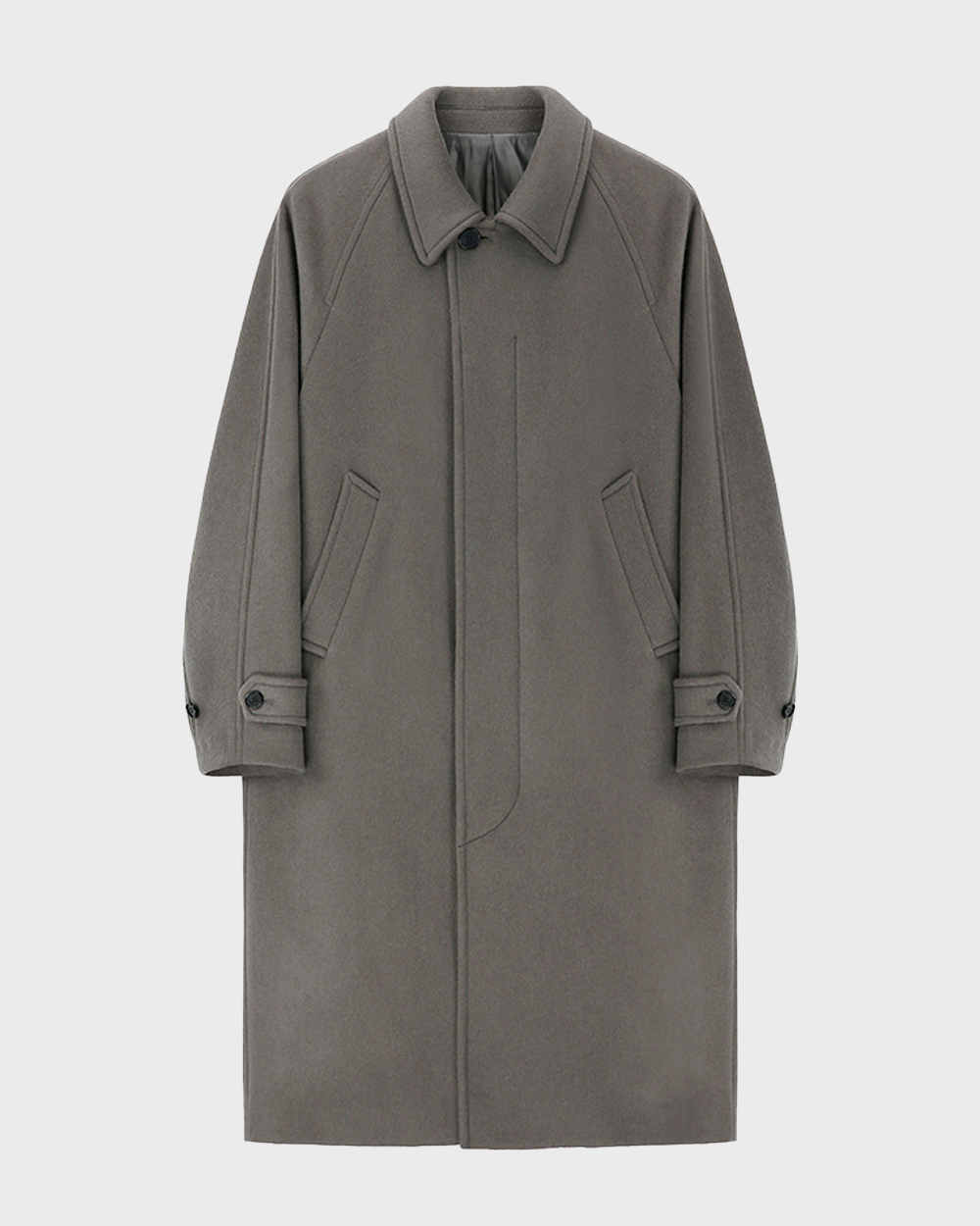 아트이프액츠 Cashmere Soutien Collar Coat (Moss grey)