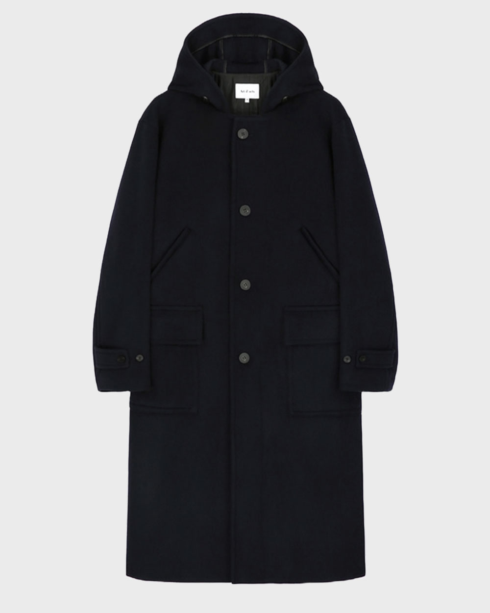Hooded Coat (Navy)