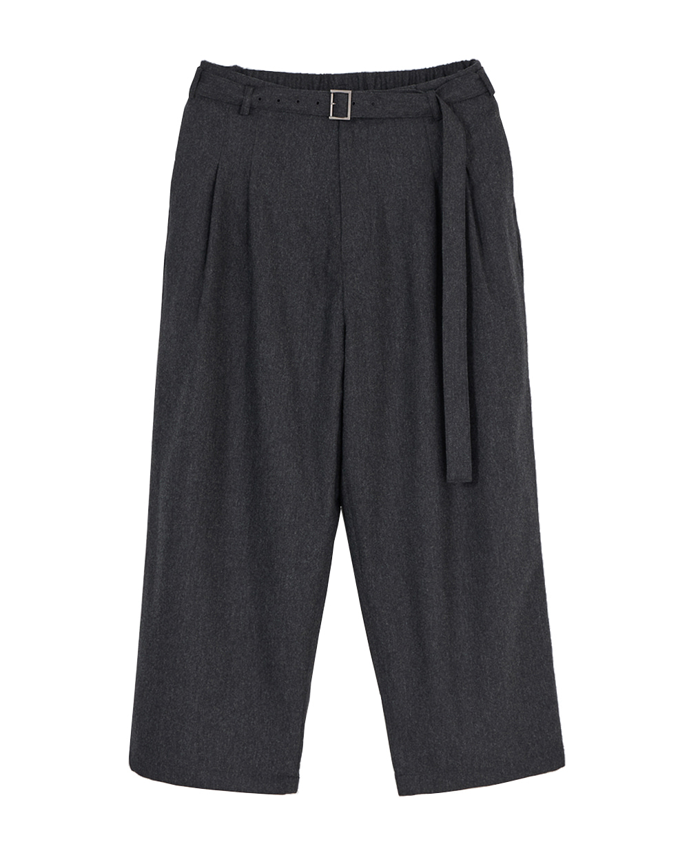 유스 Belted Loosed Pants (Charcoal Grey)