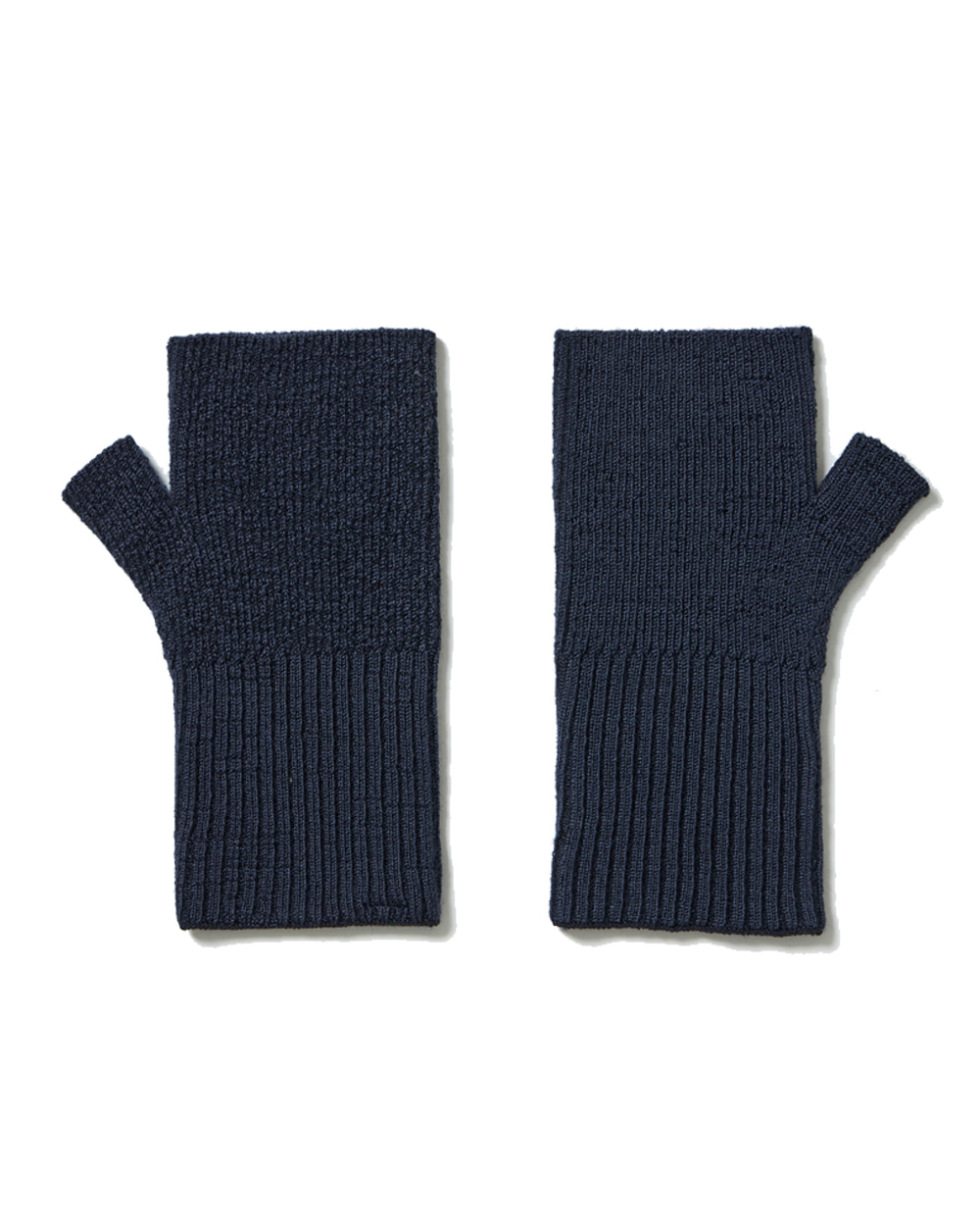 유스 Fingerless Gloves (Navy)