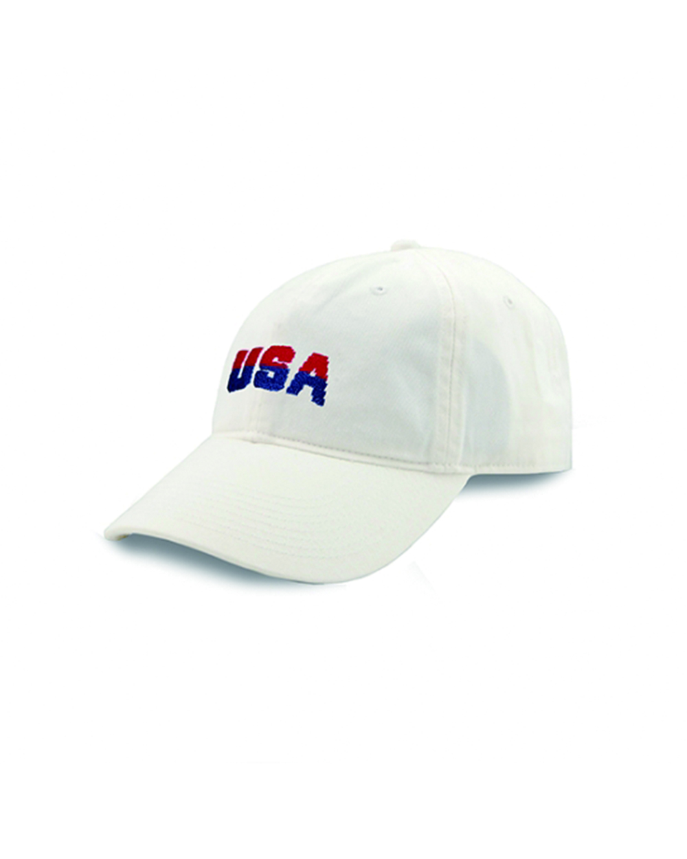 SMATHERS&amp;BRANSON USA Needlepoint Hat (White)