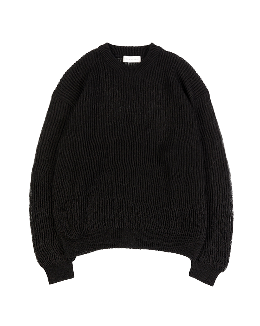 브라운야드 Net Sweater (Black)