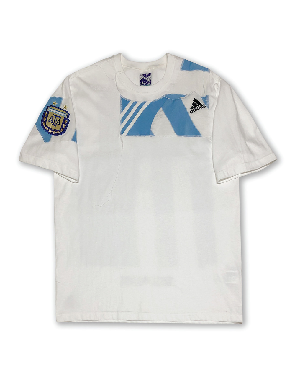 GOOD NEWS Soccer jersey patch T-shirts (White) ver.4