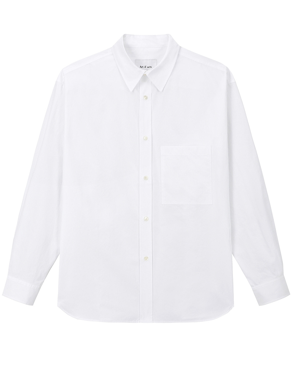 아트이프액츠 Solid Pocket Shirt (White)