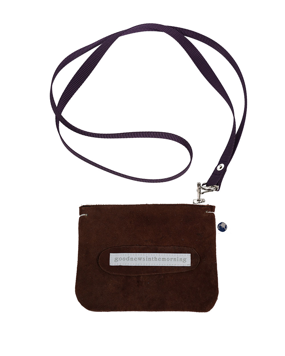 GOOD NEWS LEATHER POUCH (Brown)