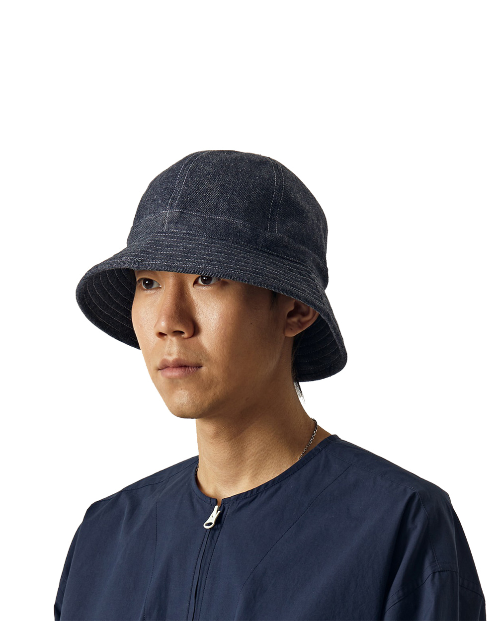 비얼디드키드 Denim Bucket Hat (Blue)