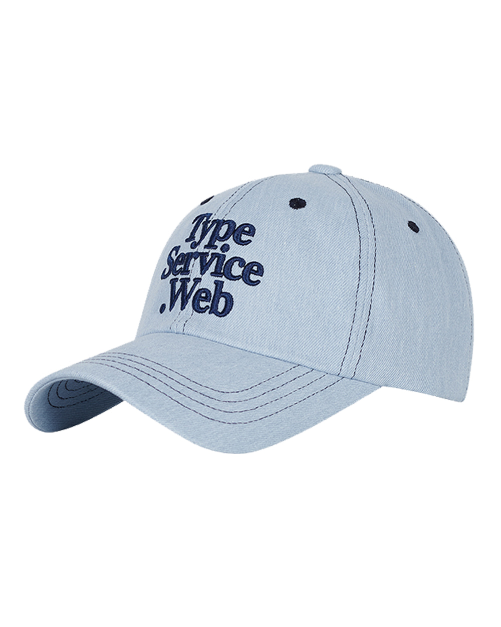 타입서비스 Typeservice Web Stitch Cap (Light Denim)