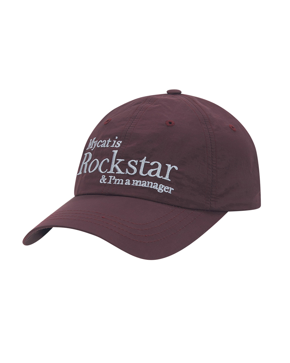 조거쉬 Rockstar cat cap (Burgundy)