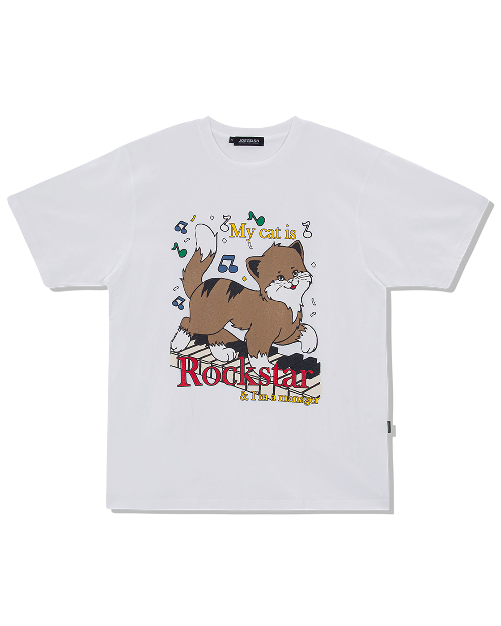 조거쉬 Piano Rockstar T-shirt (White)