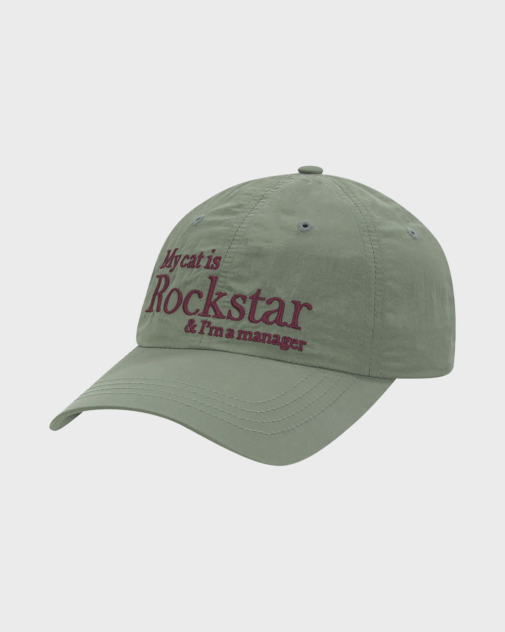 조거쉬 Rockstar cat cap (Olive)