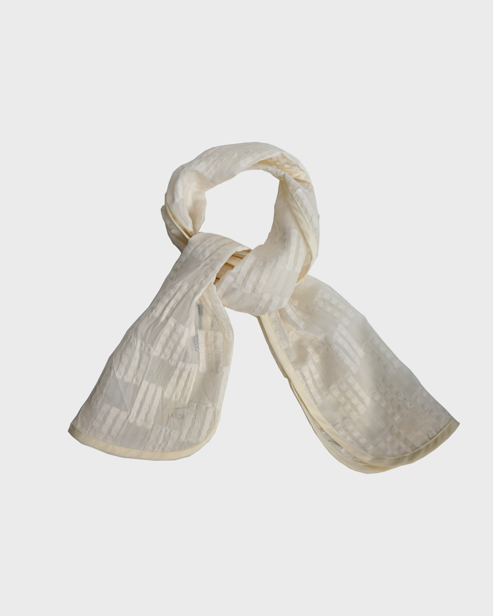 마티스더큐레이터 Wafer scarf (Cream)