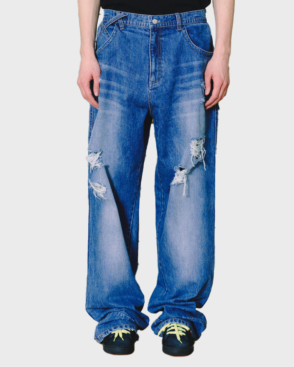 FDR Destroyed 3XL Hype Jean (Medium Blue)