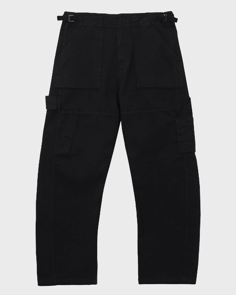 ÉÉ (Étiquette-vidÉ) Garment dyed work pants (Black)