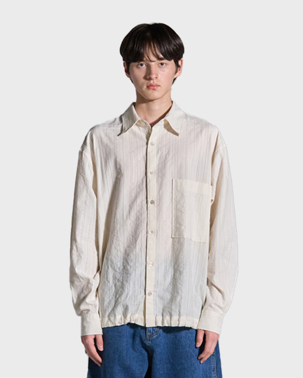 Loosed String Shirts (Ivory)