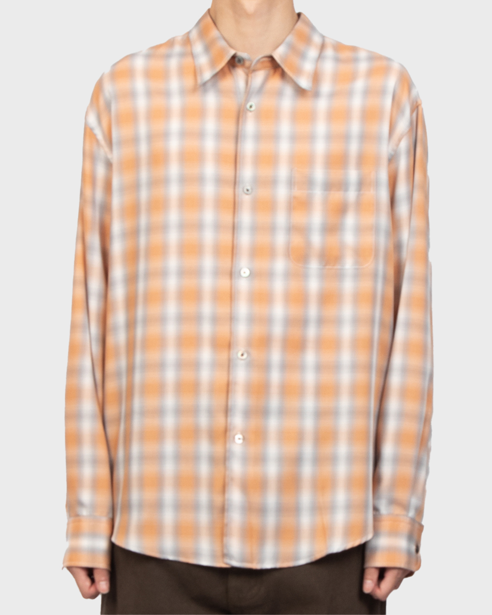 마티스더큐레이터  1pk shirts (Ombre Orange)