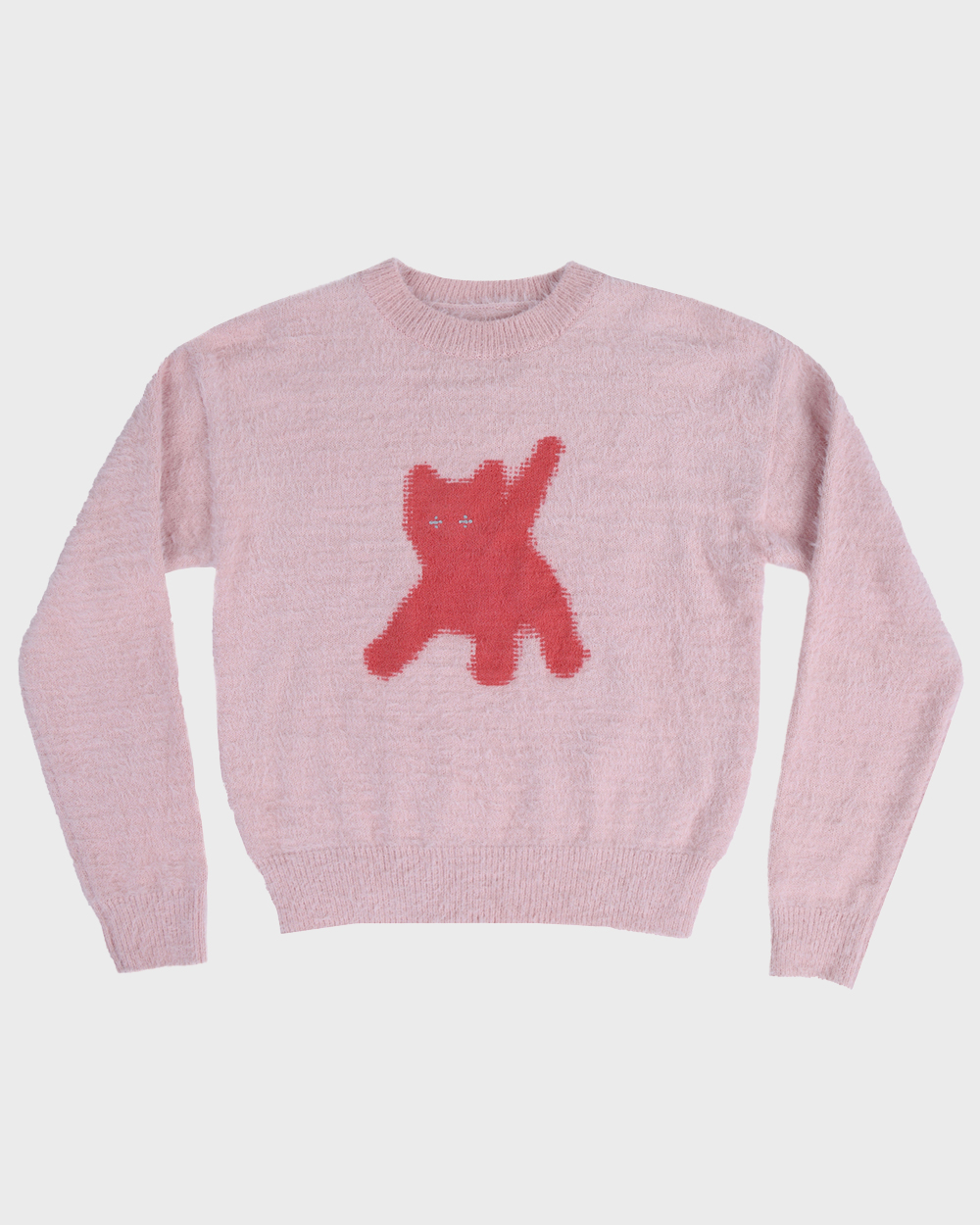 aeae Flashed cats angora knit_Loosed (Pink)