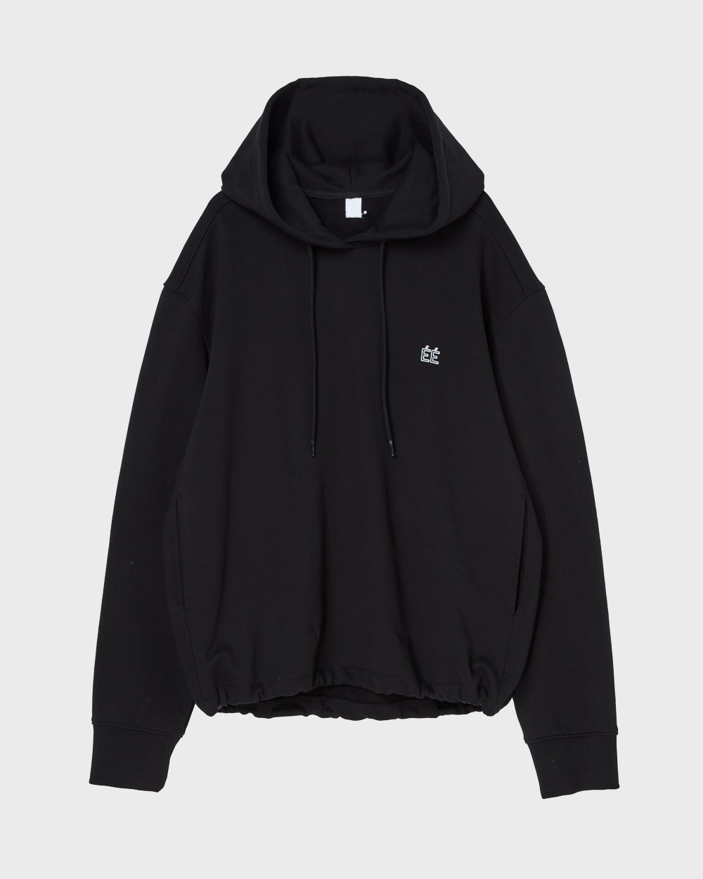 ÉÉ (Étiquette-vidÉ) Logo hooded sweatshirts (Black)