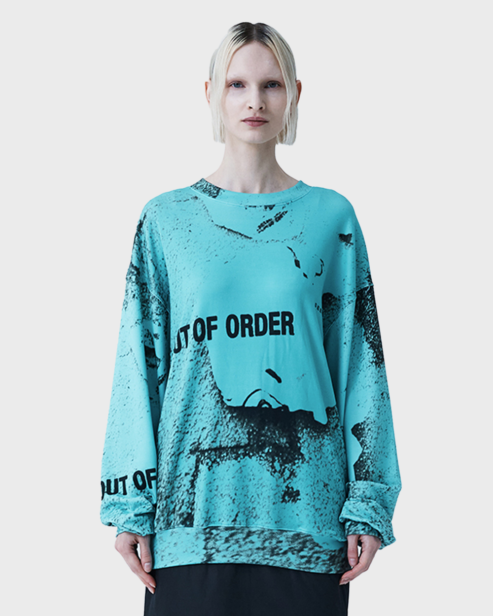 SEEN Out of order knit sweatshirts (Emerald green)