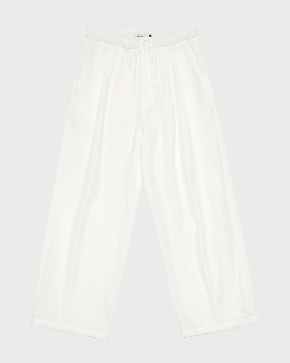 Drawstring Pants (White)