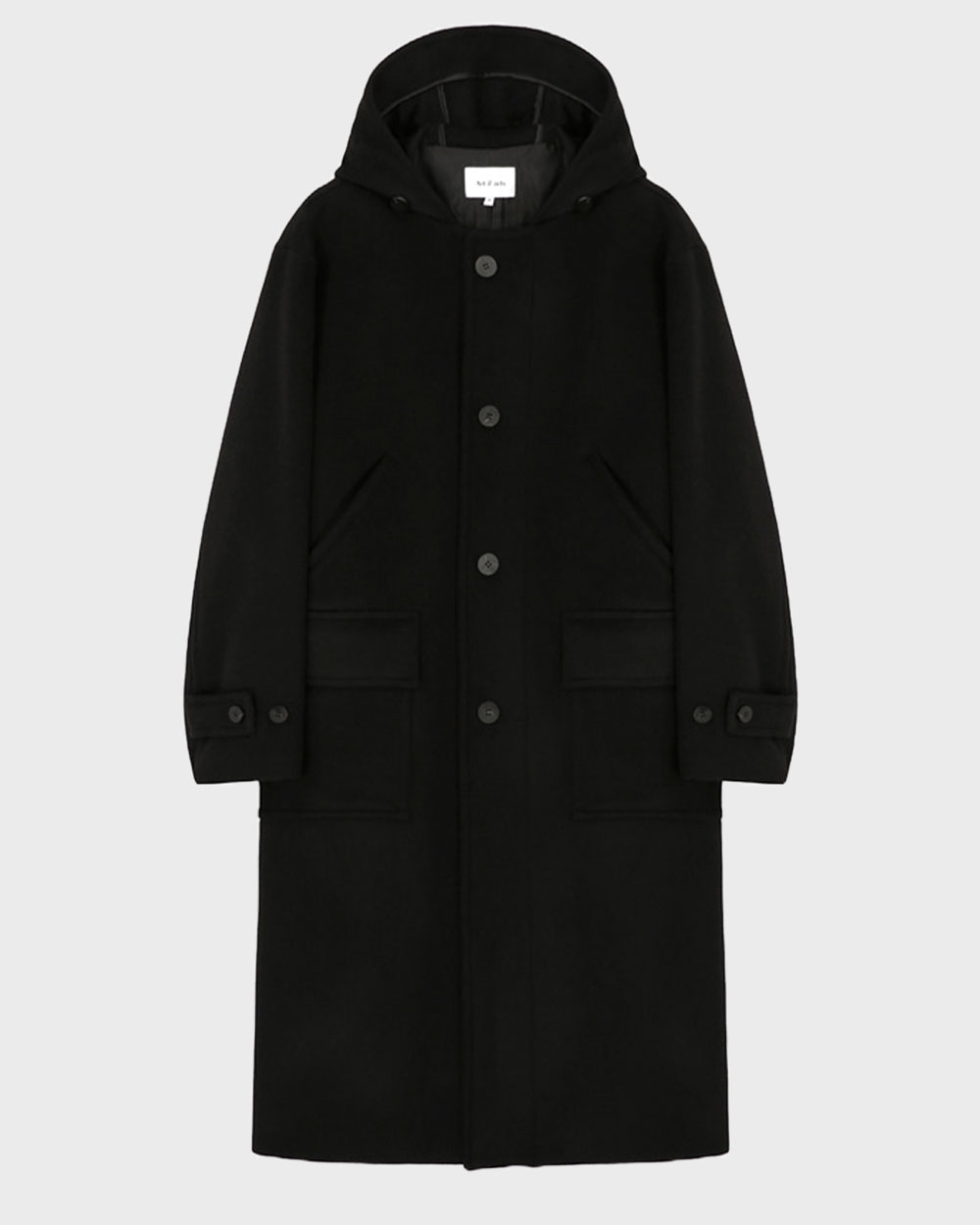 Hooded Coat (Black)