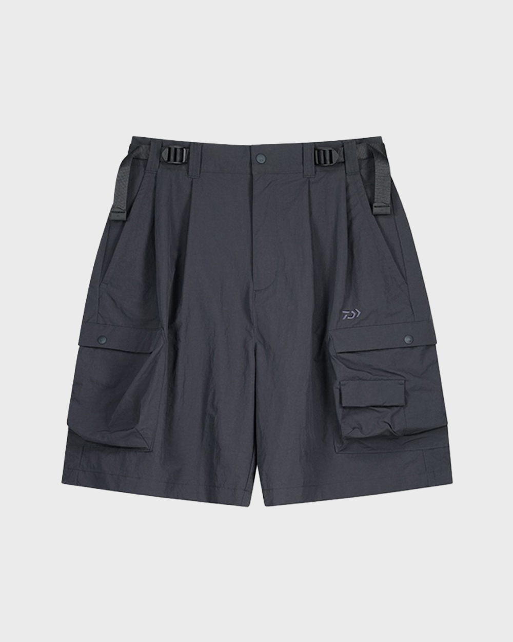 Two Tuck Shorts (Charcoal)