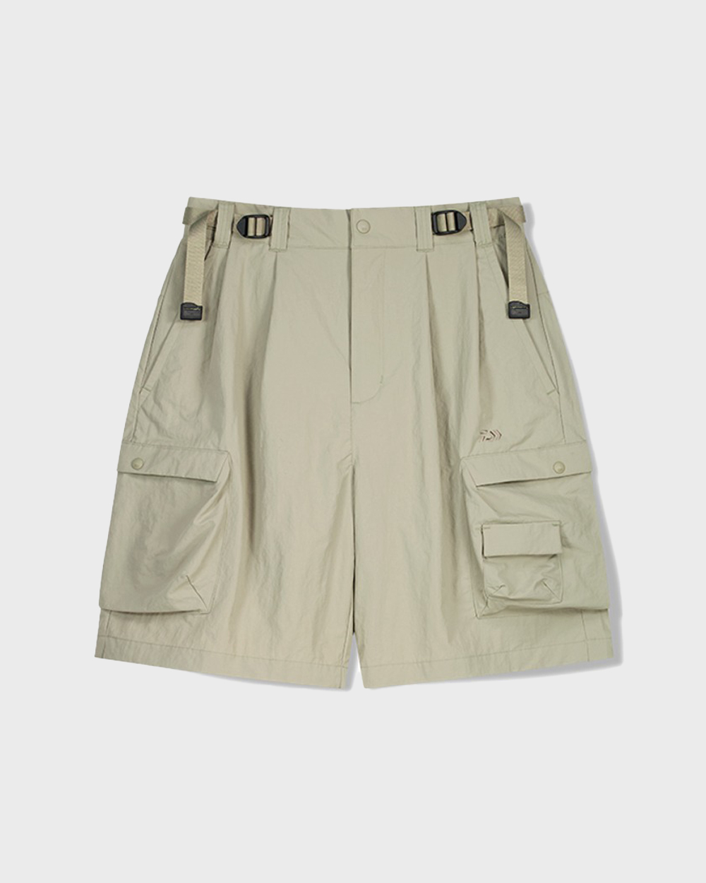Two Tuck Shorts (Taupe)